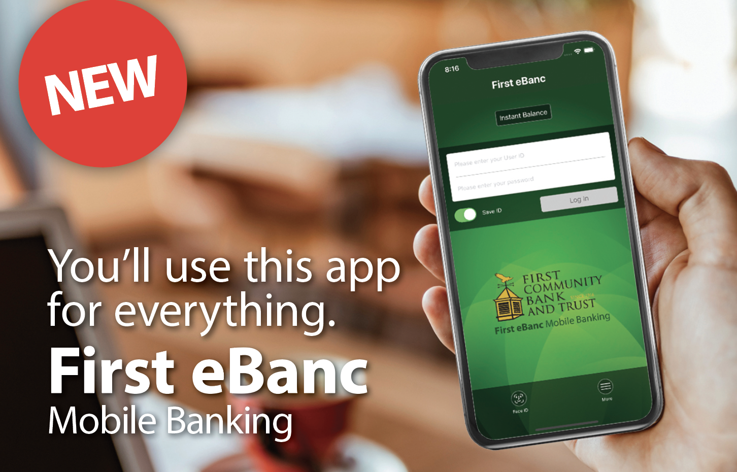 First Community Bank and Trust Announces New Mobile App